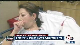 Deadly flu season hasn't even peaked