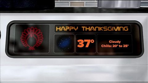 Thanksgiving Forecast: Cloudy, highs in the 30s