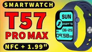 Smartwatch T57 PRO MAX cheap model modelo barato pk W57 WS57