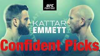 UFC Fight Night Kattar Vs Emmett Most Confident Picks