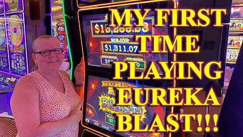 Slot Machine Play - Lock it Link, Eureka Blast - My First Time Ever Playing Eureka Blast!!!