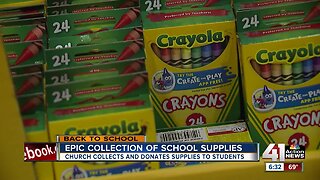 EPIC Church collects, donates school supplies to students