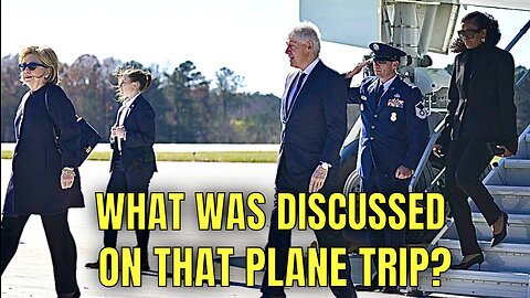 Joe Biden seen Deplaning Air Force One with Bill & Hillary Clinton, and Michelle Obama yesterday…