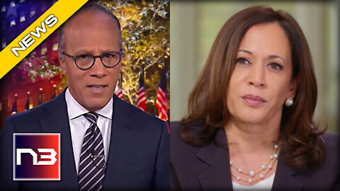 Kamala Cackles When CONFRONTED On Live TV About Visiting The Border
