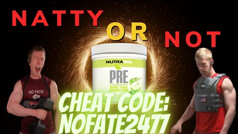 100% Natural Pre Workout | NutraBio PRE Workout Review | Non-Artificial