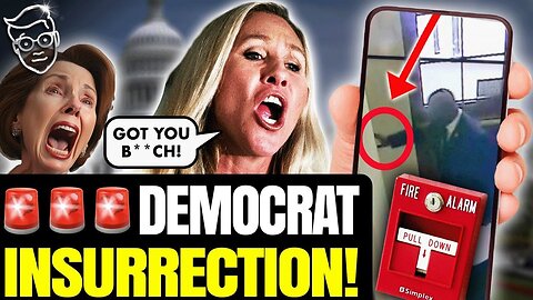DEMOCRAT CAUGHT ON-CAMERA PULLING FIRE ALARM TO EVACUATE CONGRESS, KEEP GOP FROM VOTING | JAIL! 🔥🚨