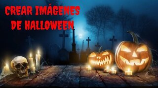 ¿Cómo crear divertidas imágenes de HALLOWEEN gratis y online con INTELIGENCIA ARTIFICIAL?