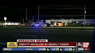 Woman dies after driving wrong way in Pinellas County, off-duty deputy involved in crash