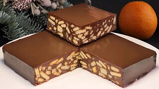 Incredible Christmas dessert in 5 minutes! You will be amazed! No oven, no gelatin