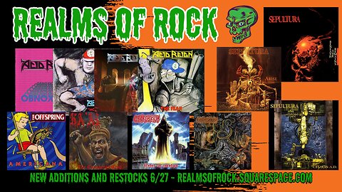 Realms Of Rock - New Additions 6/27/24: Sepultura, Offspring, Opprobrium, Acid Reign, KA'AI