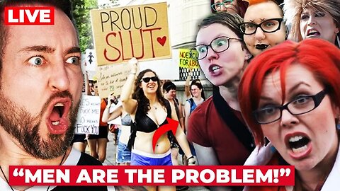 Reacting To CRAZY Feminists + Q&A Live