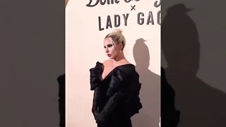 Lady gaga black dress