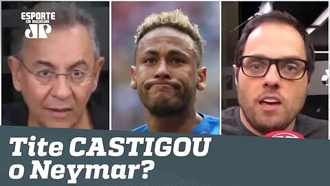 "Isso é CASTIGO"? Tite TIRA faixa de capitão de Neymar, e debate PEGA FOGO!