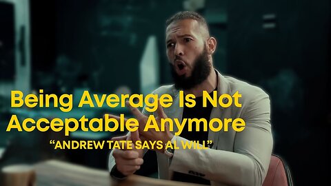 “BEING AVERAGE IS NOT ACCEPTABLE!” | Andrew Tate Motivational Speech