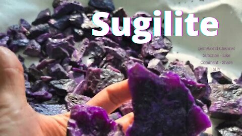 💎 GemWorld Presents: DISCOVER Sugalite a rare deep purple gemstone from South Africa