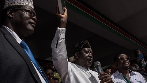 Kenya Opposition Leader Just Swore Himself In As 'People's President'