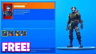 How To Get The New "SUPERSONIC" Skin For FREE In Fortnite!