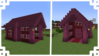 How To Build A Crimson Survival Starter House | Minecraft 1.20