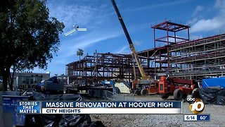 'Topping off' of massive renovation at Hoover High