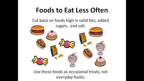 Foods we need to eat less often