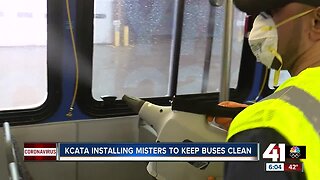 KCATA using misters to keep buses clean