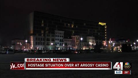 Hostage situation ends peacefully at Argosy casino hotel, police say
