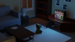 Unwind with Retro Lofi: Relaxing Alone Time with Video Games in a Cozy House