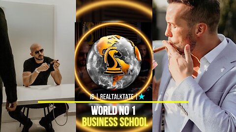 💯WORLD NO 1 BUSINESS SCHOOL THE ONE AND ONLY!!!!!💥💸 #AndrewTate #TateSpeech #EmergencyPodcast