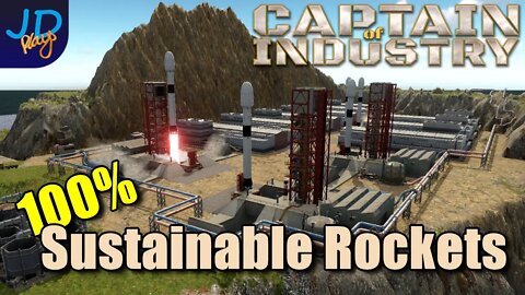 100% Rockets Sustainable Island 🚜 Captain of Industry 👷 Fangs Island Tour