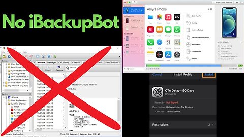 iBackupBot Alternative To Supervise Your Device (for Delay OTA)