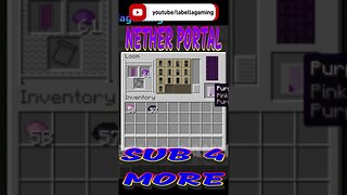 Nether Portal Banner | Minecraft