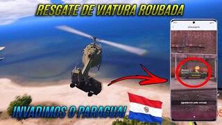 GTA V ROLEPLAY - ABCD RP - Invadimos o Paraguai e resgatamos nossa viatura roubada pelos hermanos!
