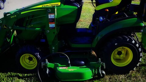 John Deere 1025r mower deck removal and winterizing