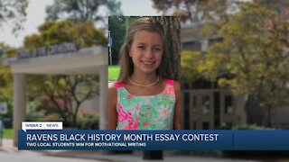 Ravens Black History Month Essay Contest