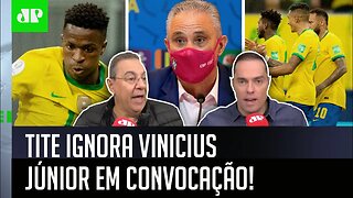 "O Tite NÃO CONVOCOU o Vinicius Júnior, mas CHAMOU o..." Convocação da Seleção GERA DEBATE!