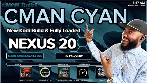 Working Kodi Build The CMAN CYAN Kodi Nexus Build | Best Kodi Build 2023