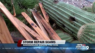 Beware of storm repair scams