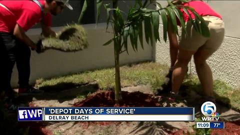 Pine Grove Elementary School in Delray Beach gets makeover from volunteers