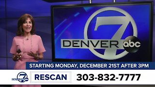 Watch Denver7 over the air? You’ll need to rescan your TV on December 21