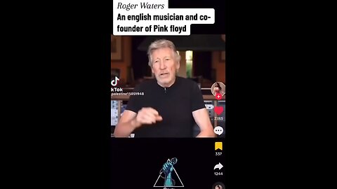 The Israeli Government Sees Roger Waters - musician and cofounder of Pink Floyd as a THREAT