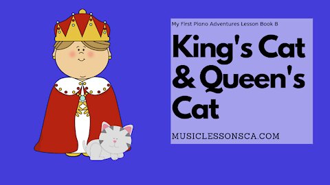 Piano Adventures Lesson Book B - King's Cat and Queen's Cat