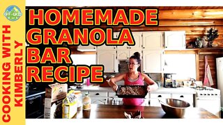 Granola Recipe Protein Bar // Homestead Kitchen