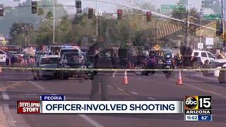 Peoria officers OK after shooting