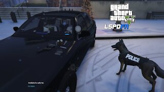 GTA V GTA 5 LSPDFR | K9 Winter Patrol | Tis The Season | Dope On The Table | Episode 40