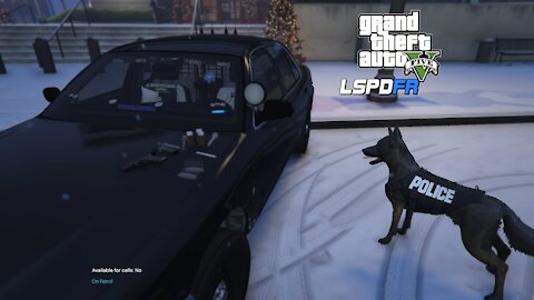 GTA V GTA 5 LSPDFR | K9 Winter Patrol | Tis The Season | Dope On The Table | Episode 40