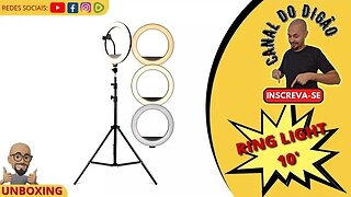 NÃO ACREDITEI QUE PAGUEI SÓ ISSO NO RING LIGHT!! #90