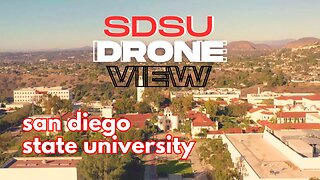 San Diego State University Drone Video | SDSU Aerial Footage Free Clips