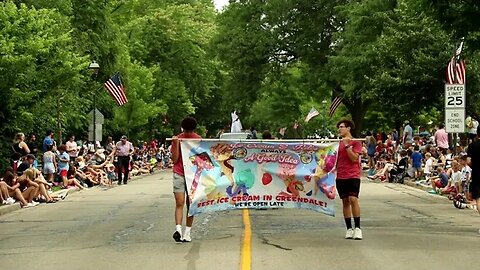 Gift of Wings in the Greendale 4th of July parade parade