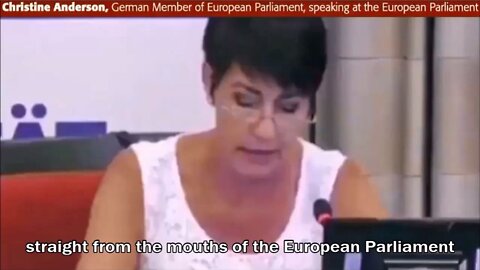 straight from the mouths of the European Parliament