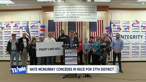 Nate McMurray concedes in race for New York's 27th Congressional District